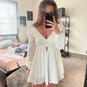White summer dress